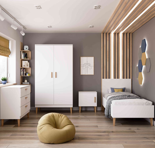 Children's Bed Kubi - White